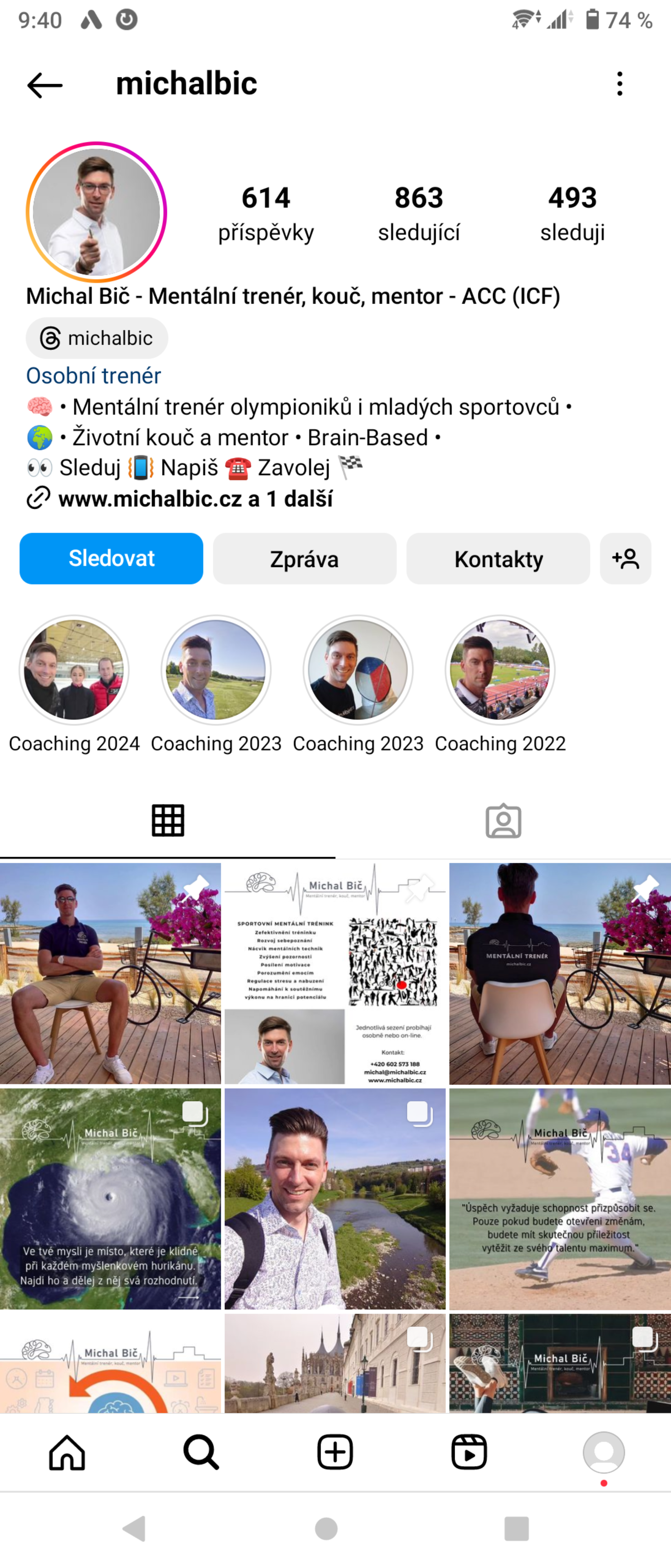 Michal Bič - Instagram